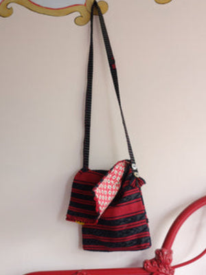 Isabella's woven mini-bag