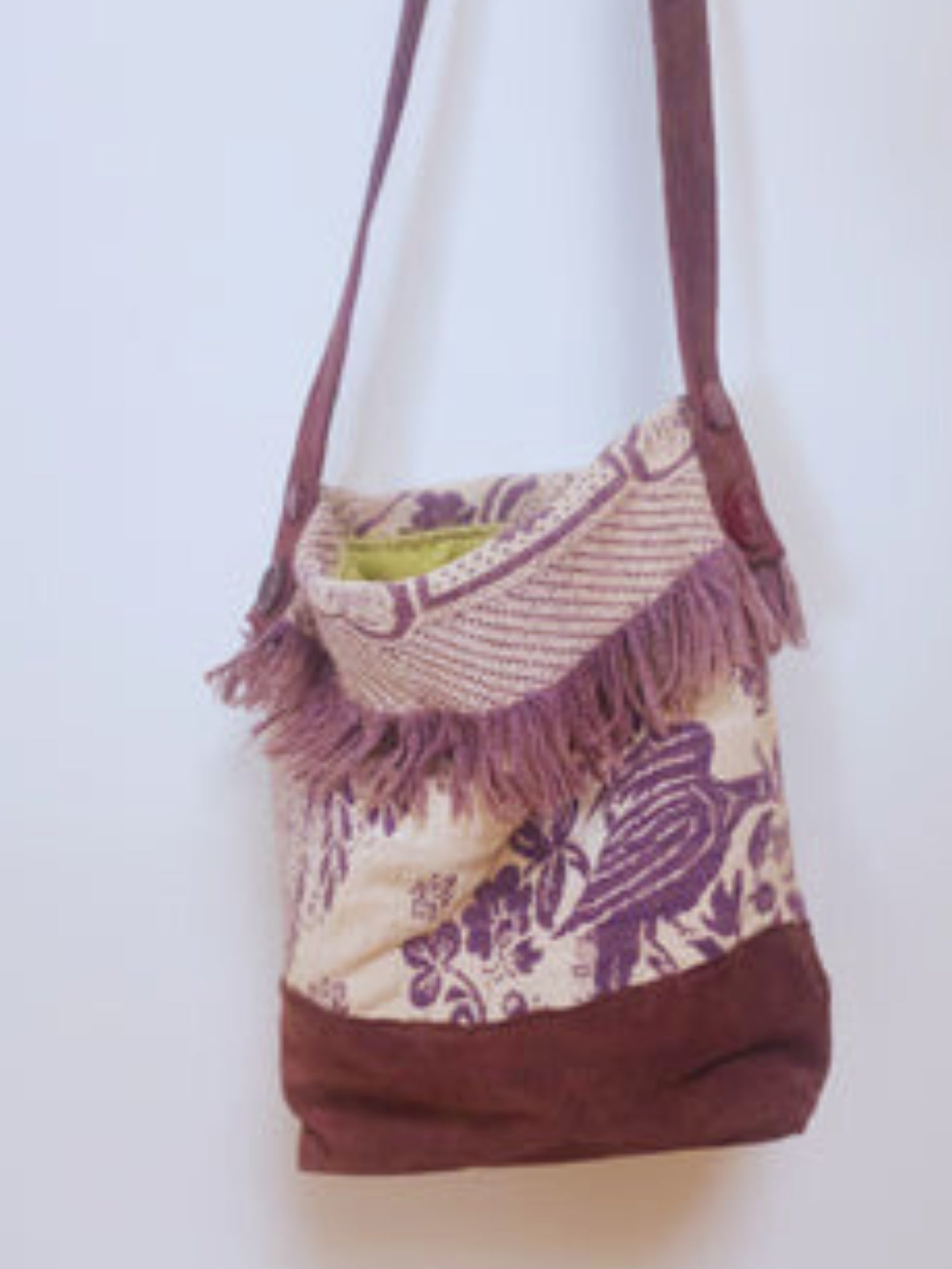 Becca's fringe tapestry bag