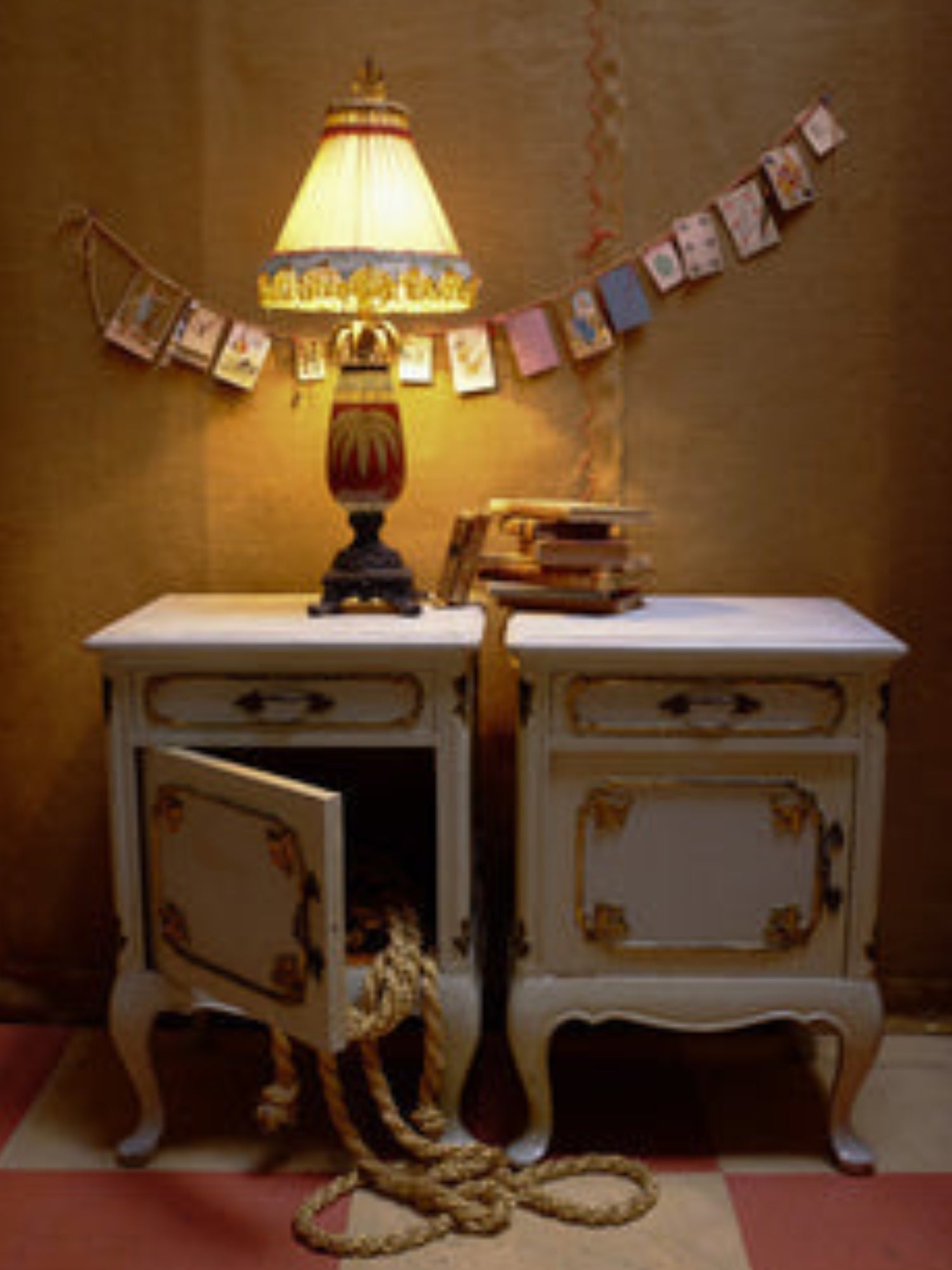 Cousin Debbie's parlour cabinets