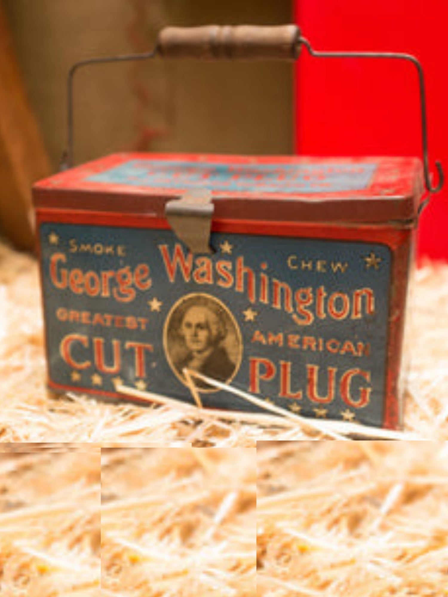 George's Cut Plug Tin