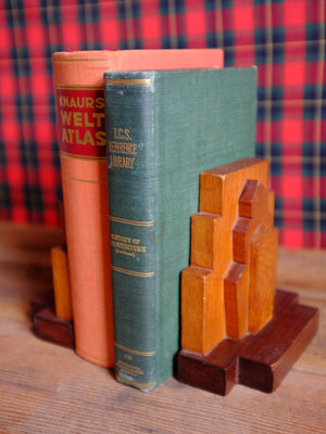 William's deco style bookends