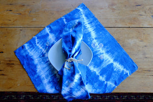 Crystal's ethereal tie-dyed napkins