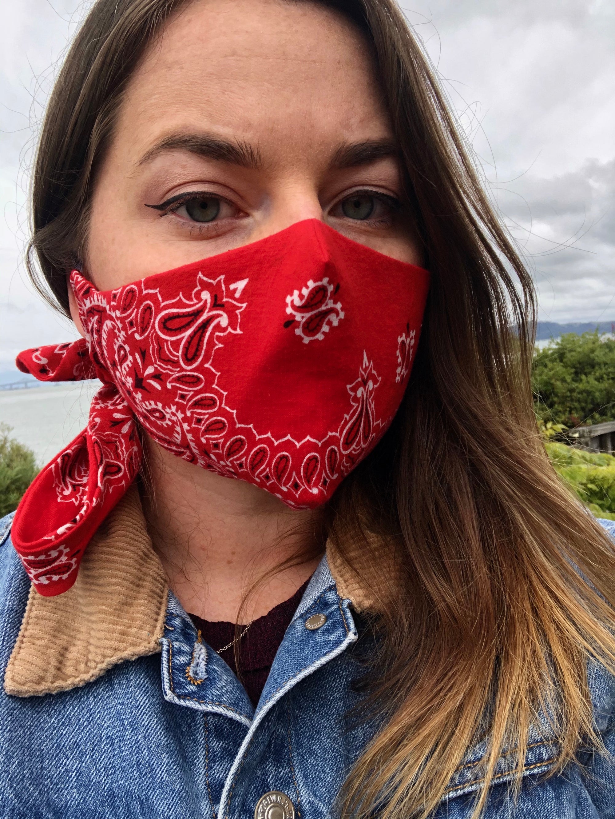 Missy's Custom tie-on Mask