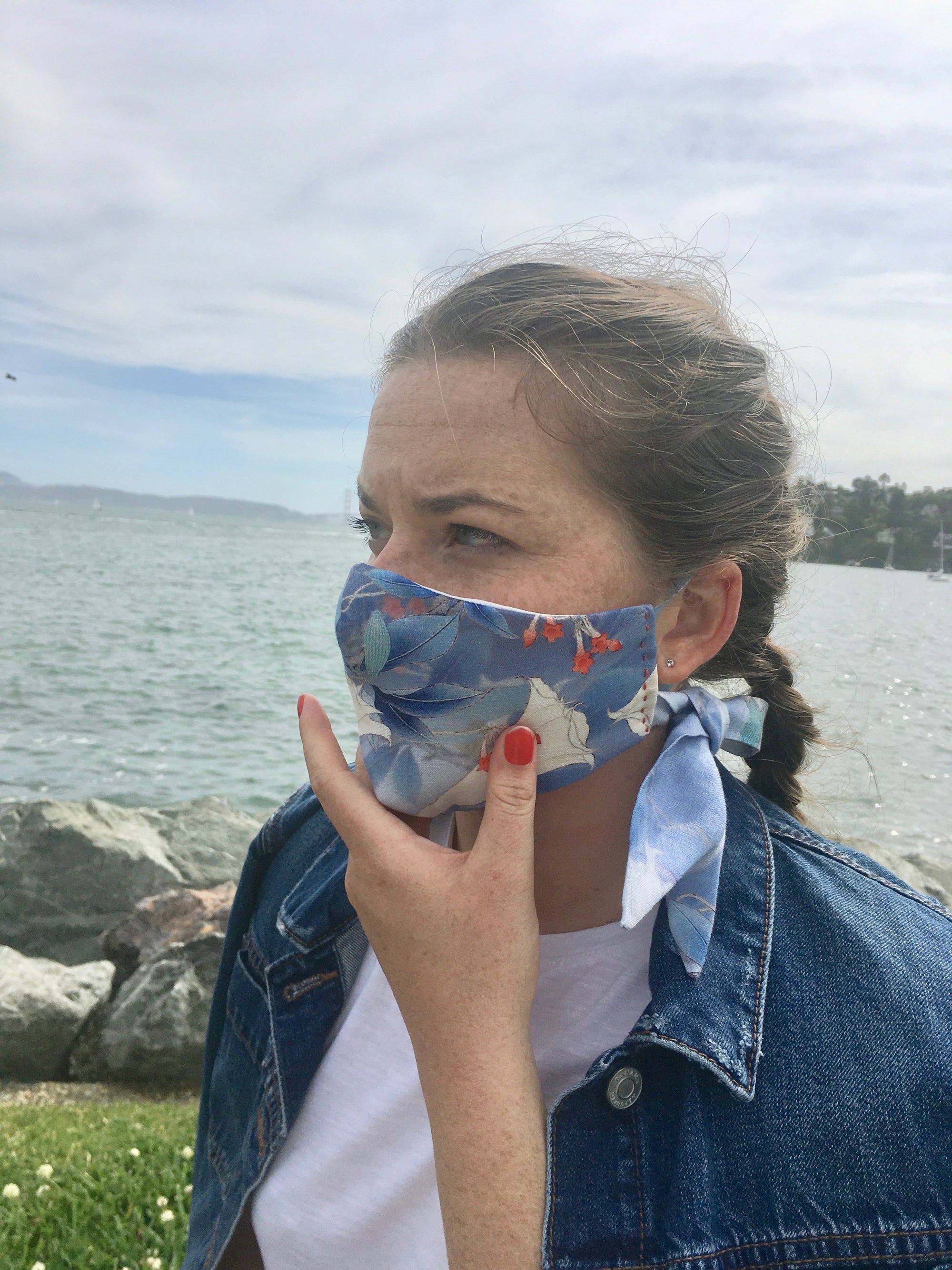 Missy's Custom tie-on Mask