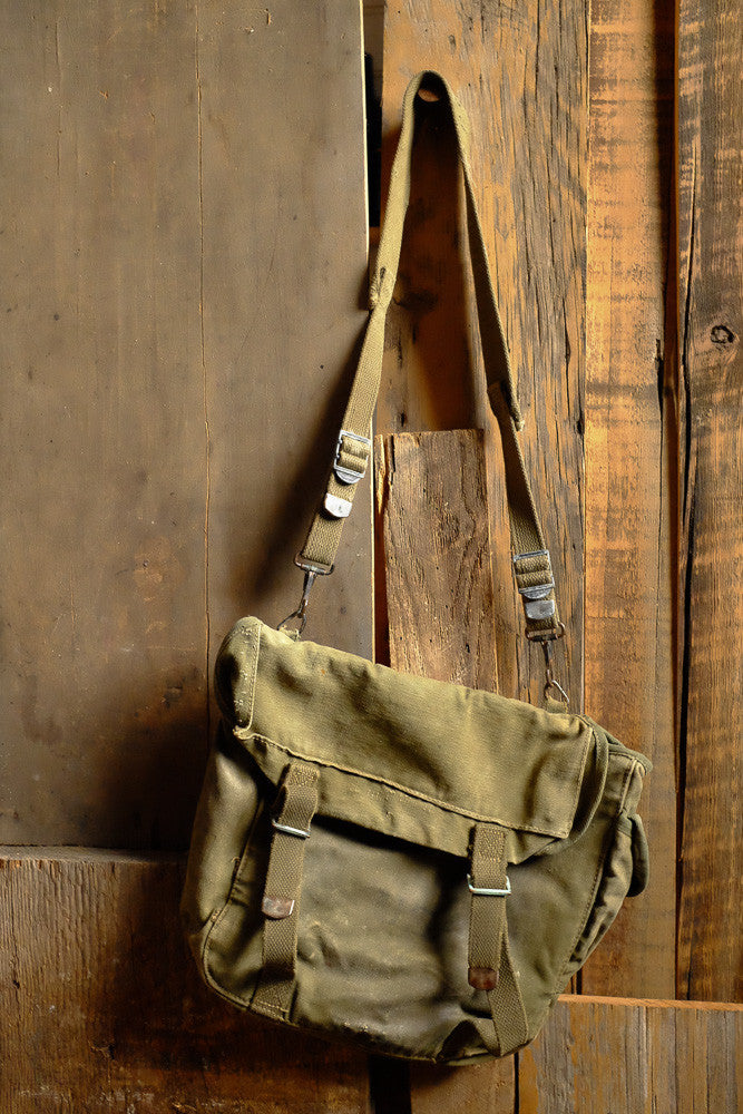 Men'S Outdoor Sport Vintage Canvas Military Backbag Shoulder