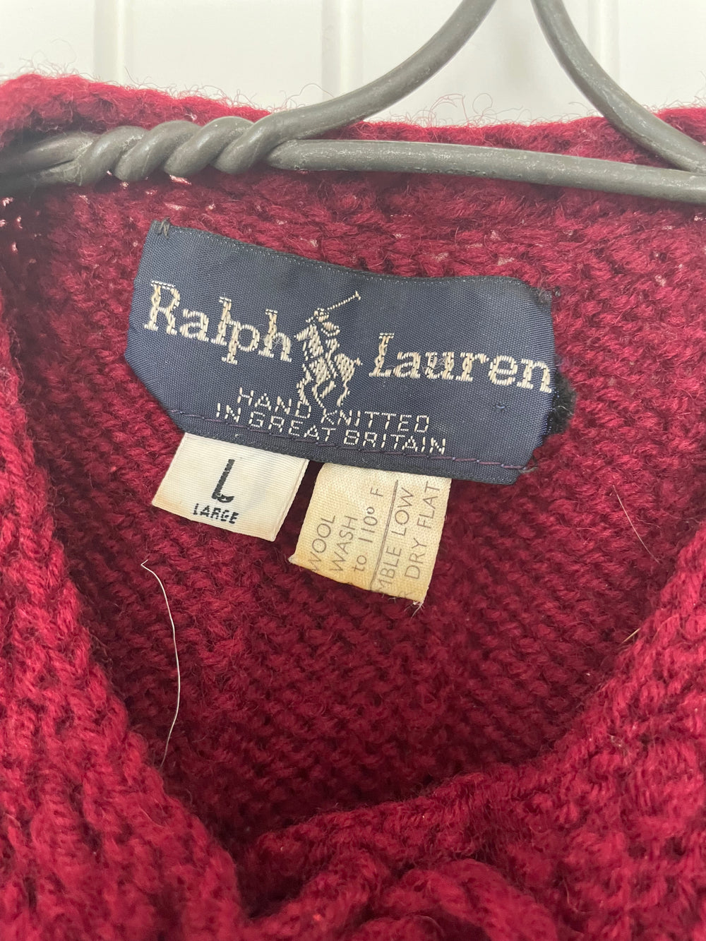 Rosie's burgundy sweater vest