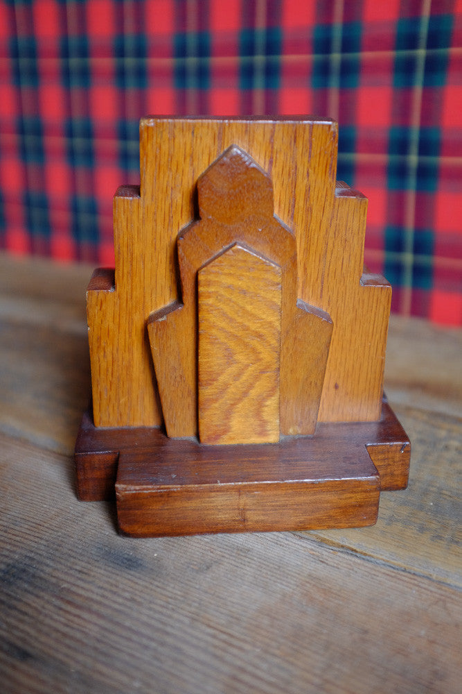 William's deco style bookends