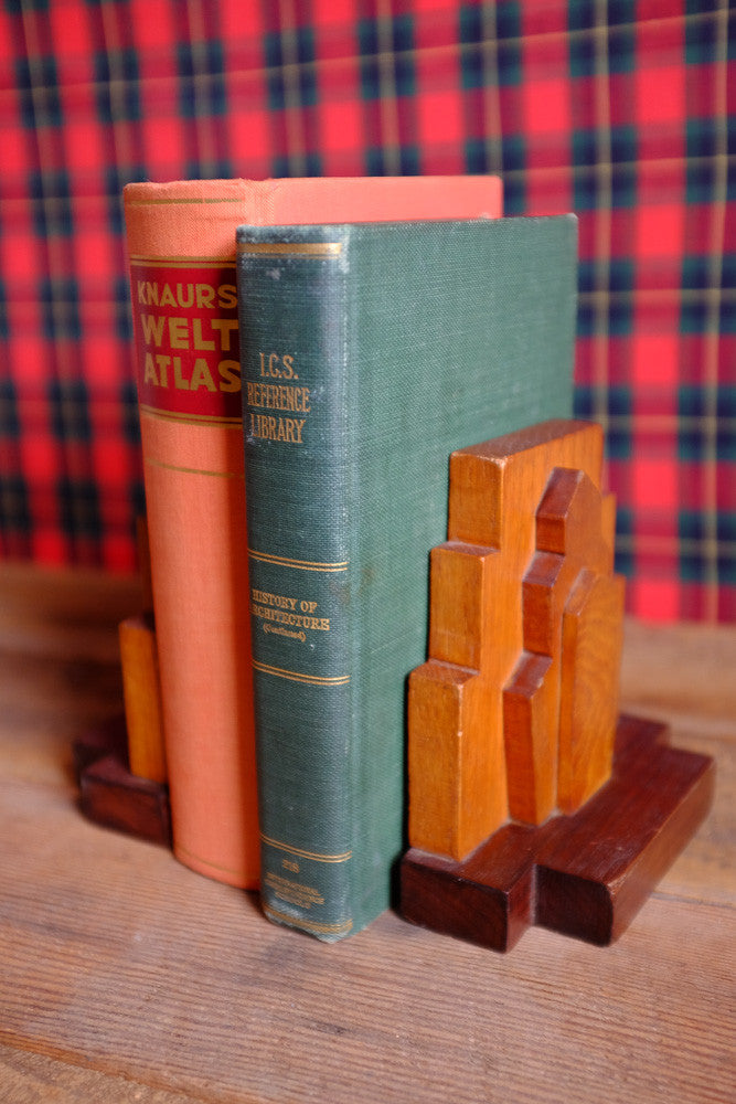 William's deco style bookends