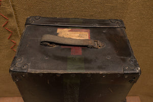 Loan's Red Cross suitcase