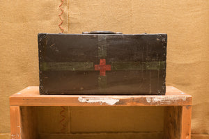 Loan's Red Cross suitcase