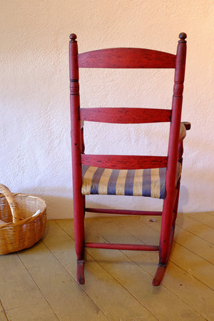 Vintage folk art rocking chair 