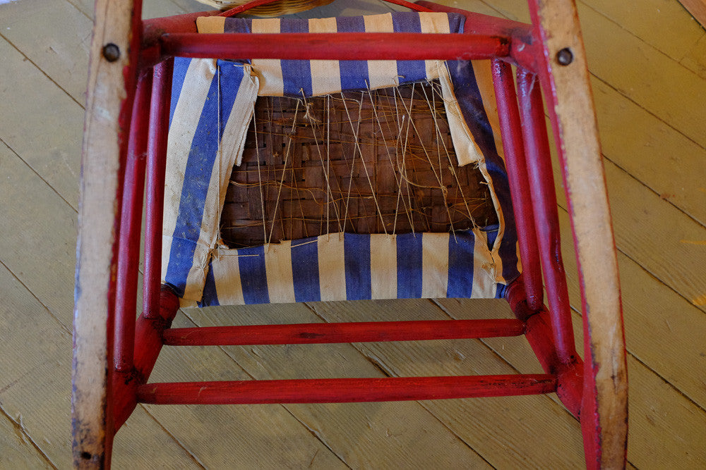 Vintage folk art rocking chair 