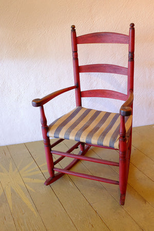 Vintage folk art rocking chair 