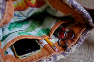 Maggie's tapestry beach combing bag