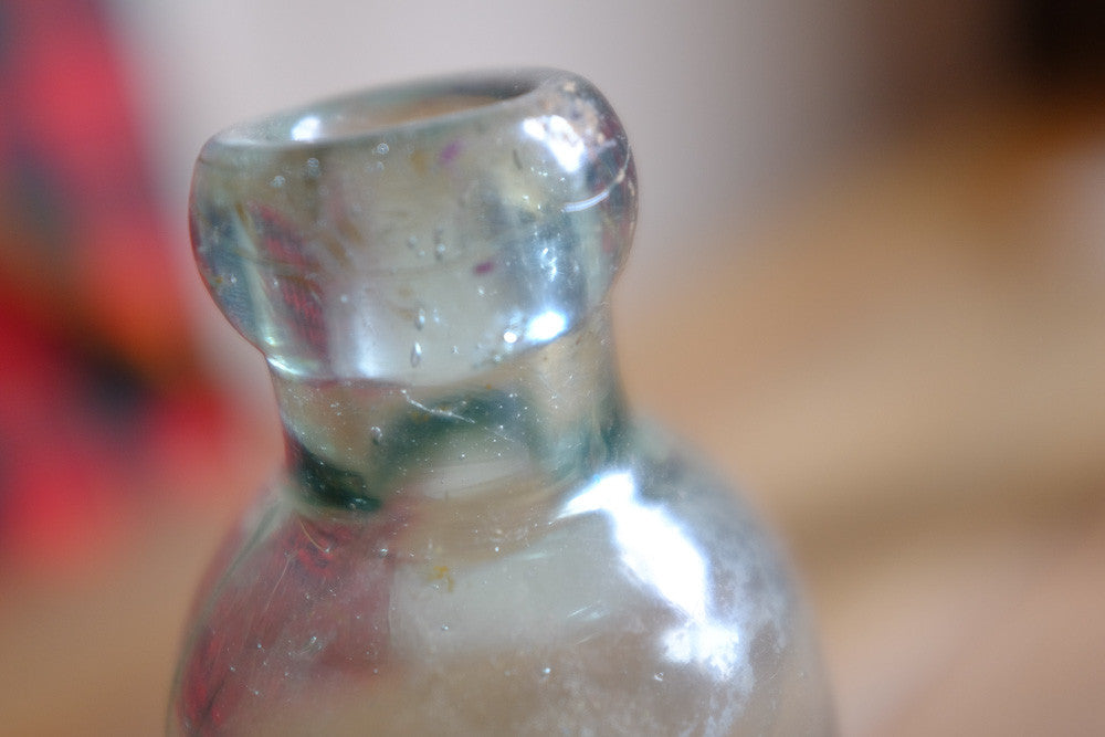 broken glass soda bottles